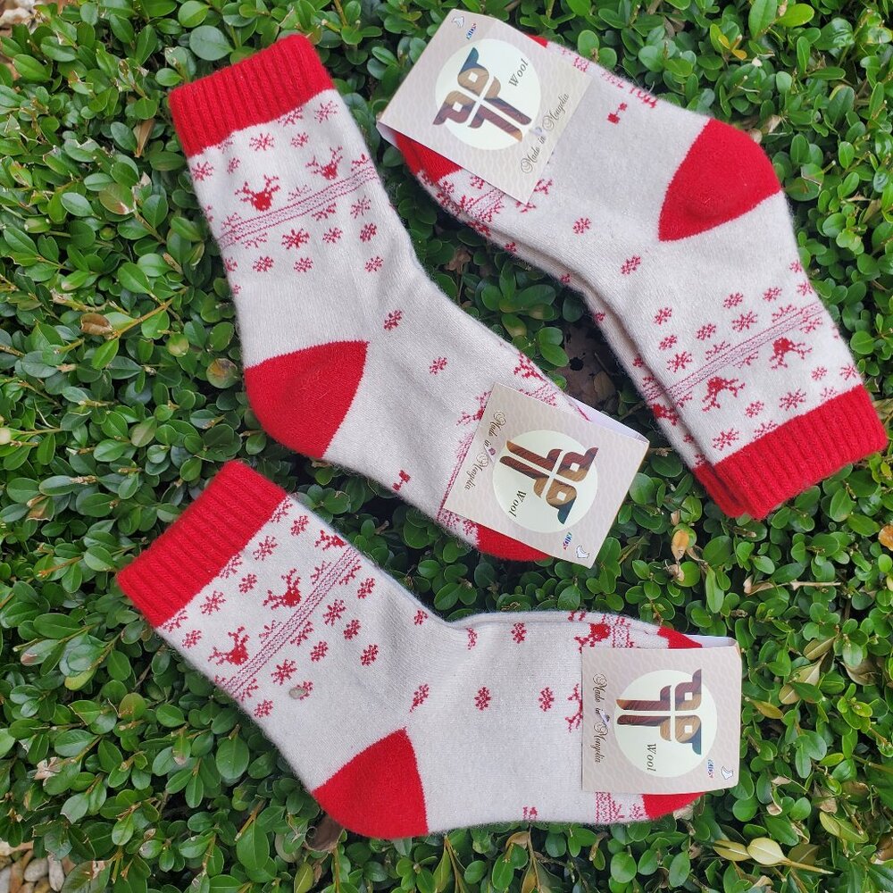 70% sheep wool kids socks